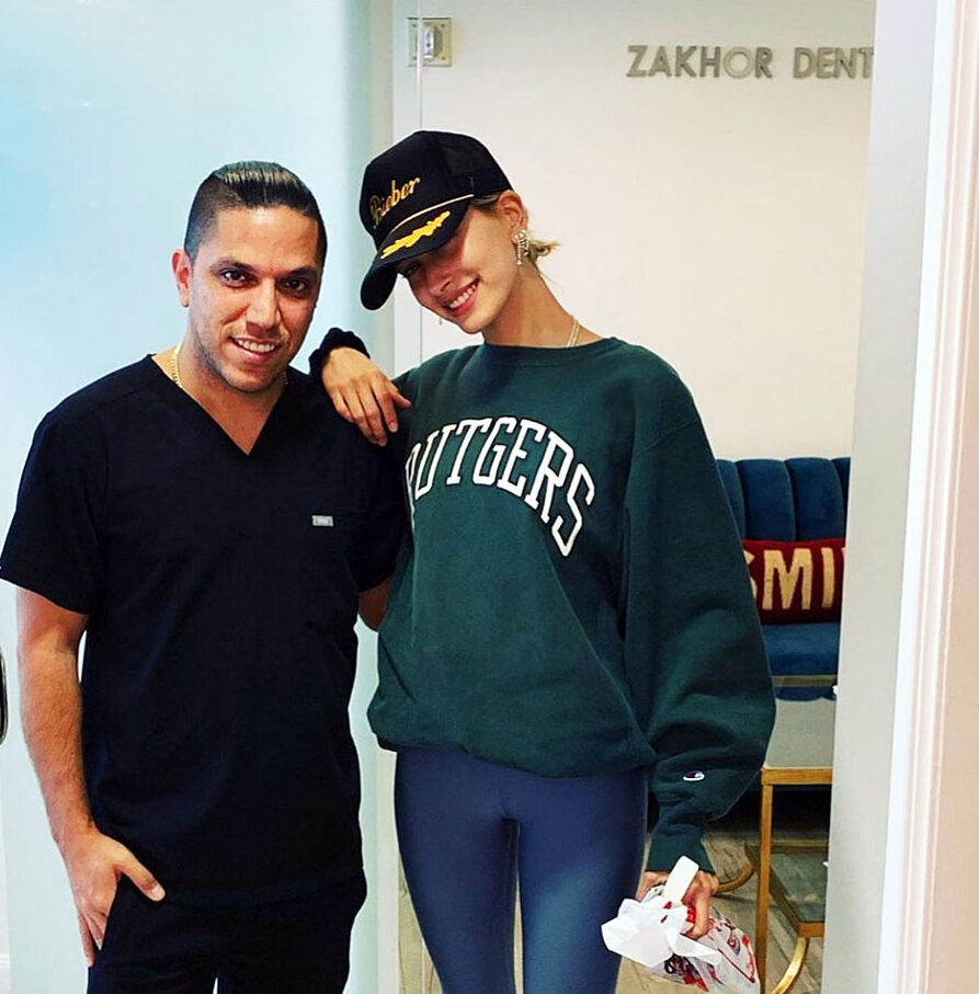 Dr. Zakhor with celebrity patient — Zakhor Dental Group Beverly Hills